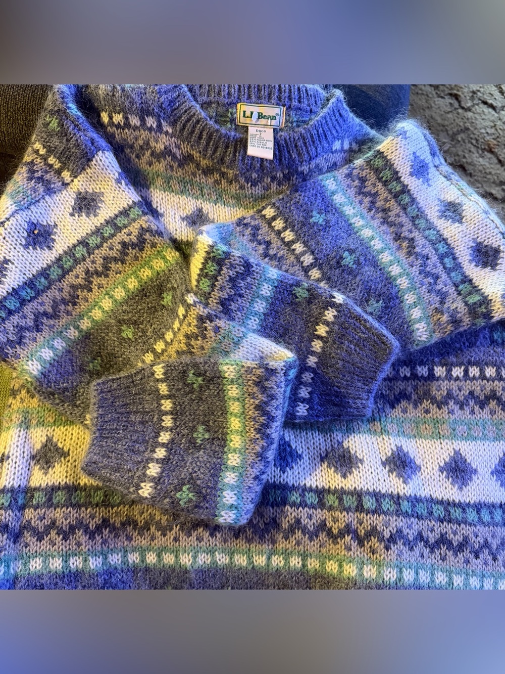 Vtg | LL Bean Chunky Mohair Sweater